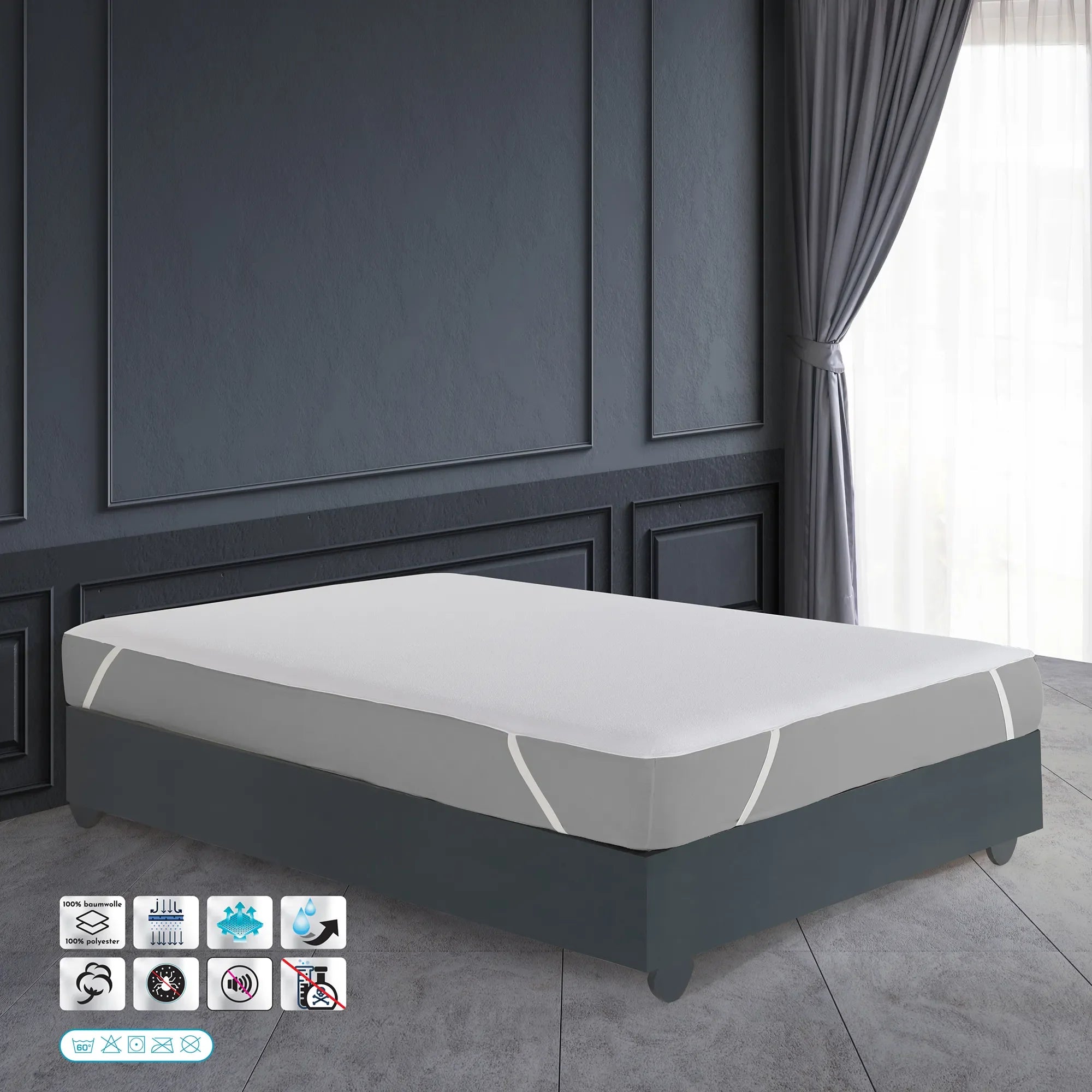 100% vodotěsný chránič matrace