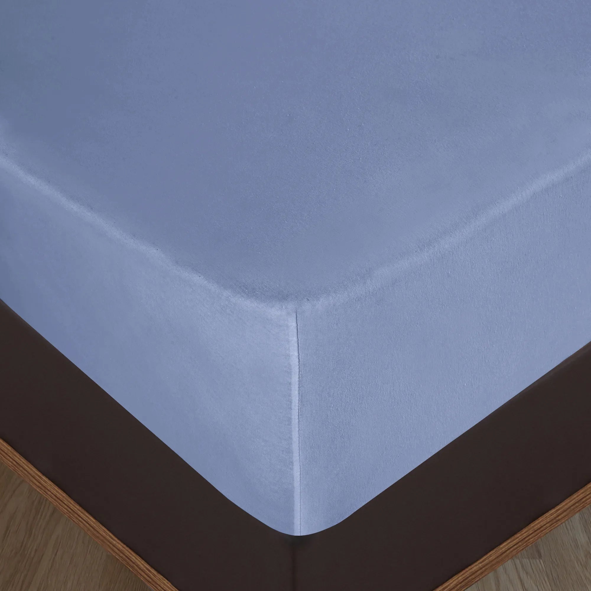 Napínací prostěradlo ze 100% bavlny - modré