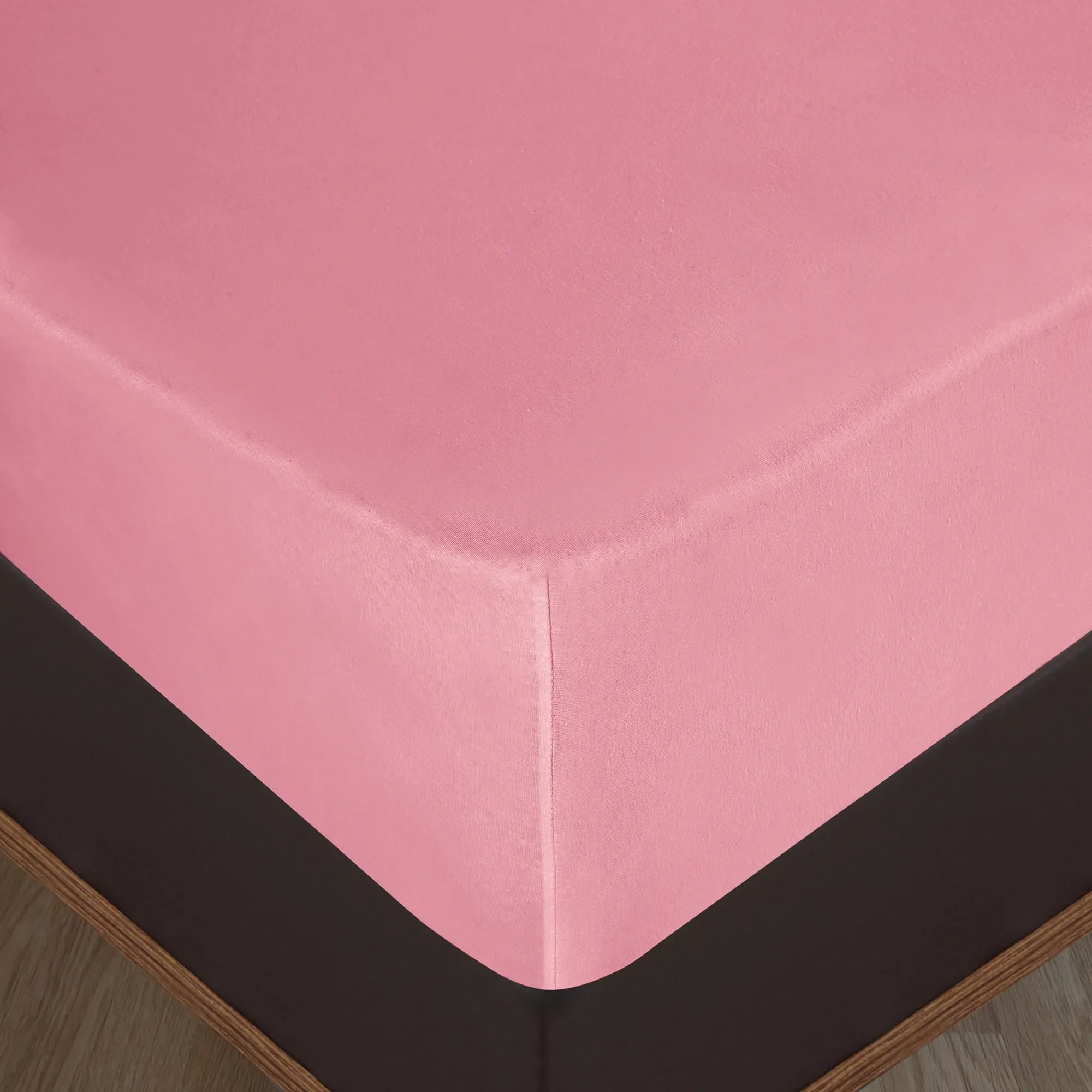 Napínací prostěradlo ze 100% bavlny - růžové