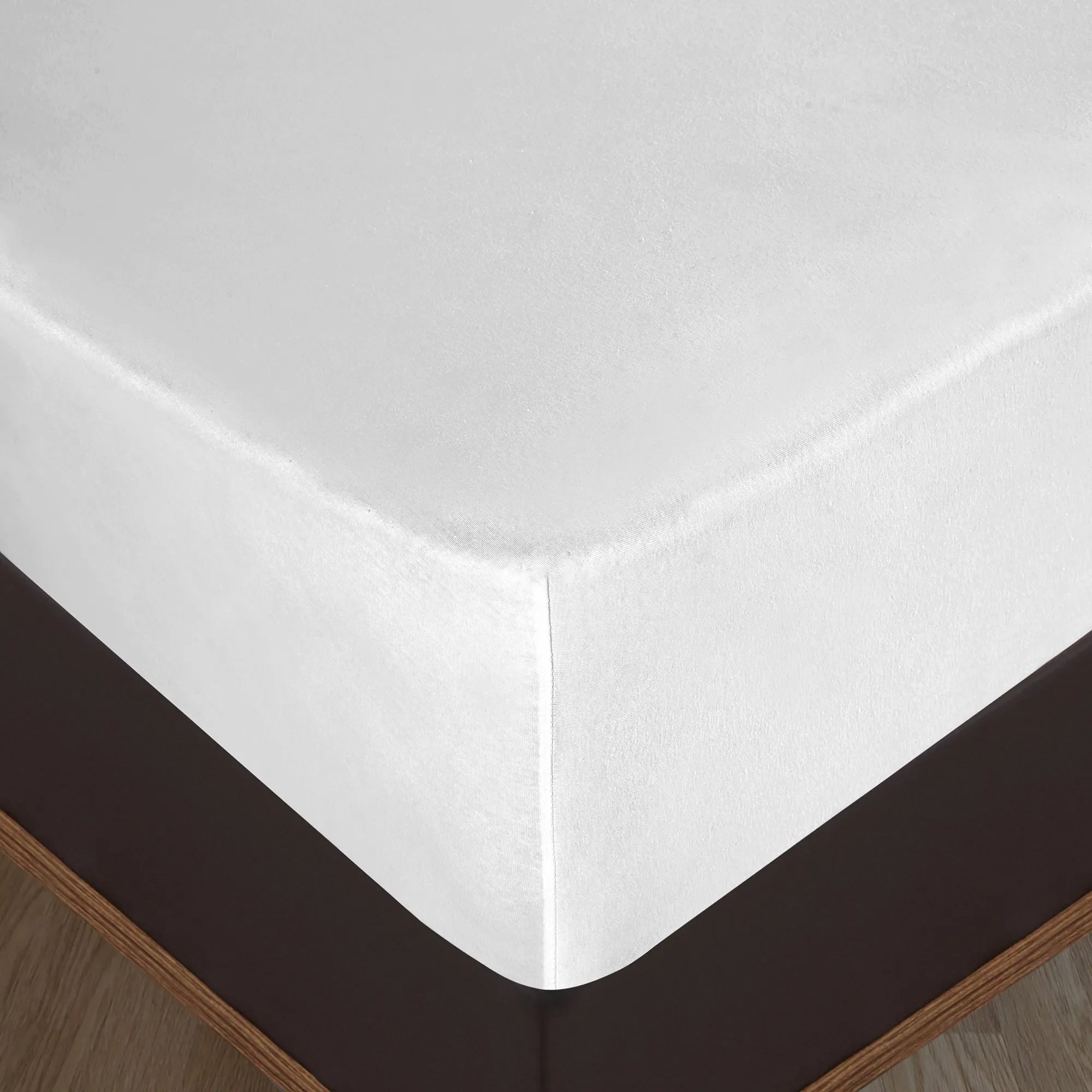 Napínací prostěradlo ze 100% bavlny - bílé