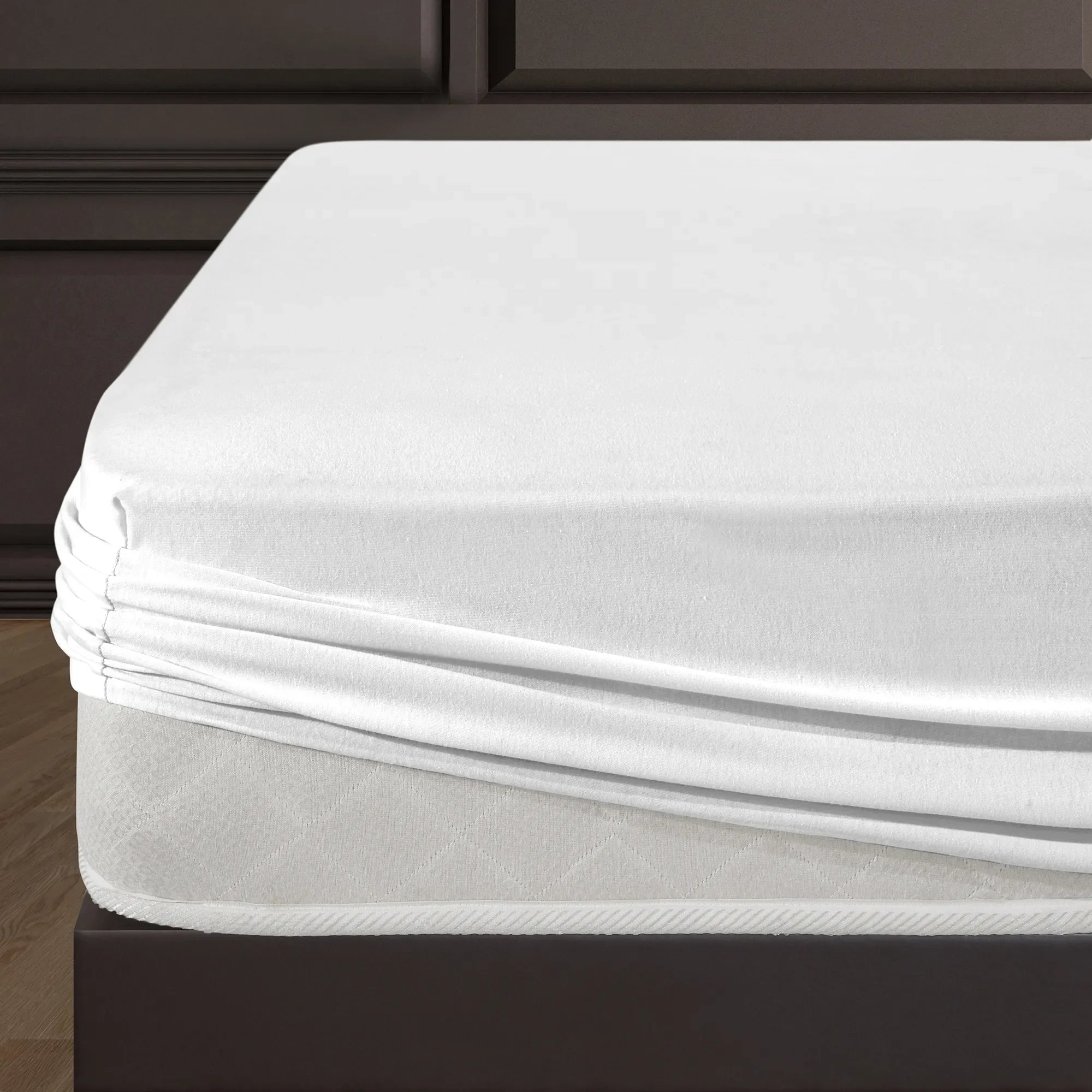 Napínací prostěradlo ze 100% bavlny - bílé