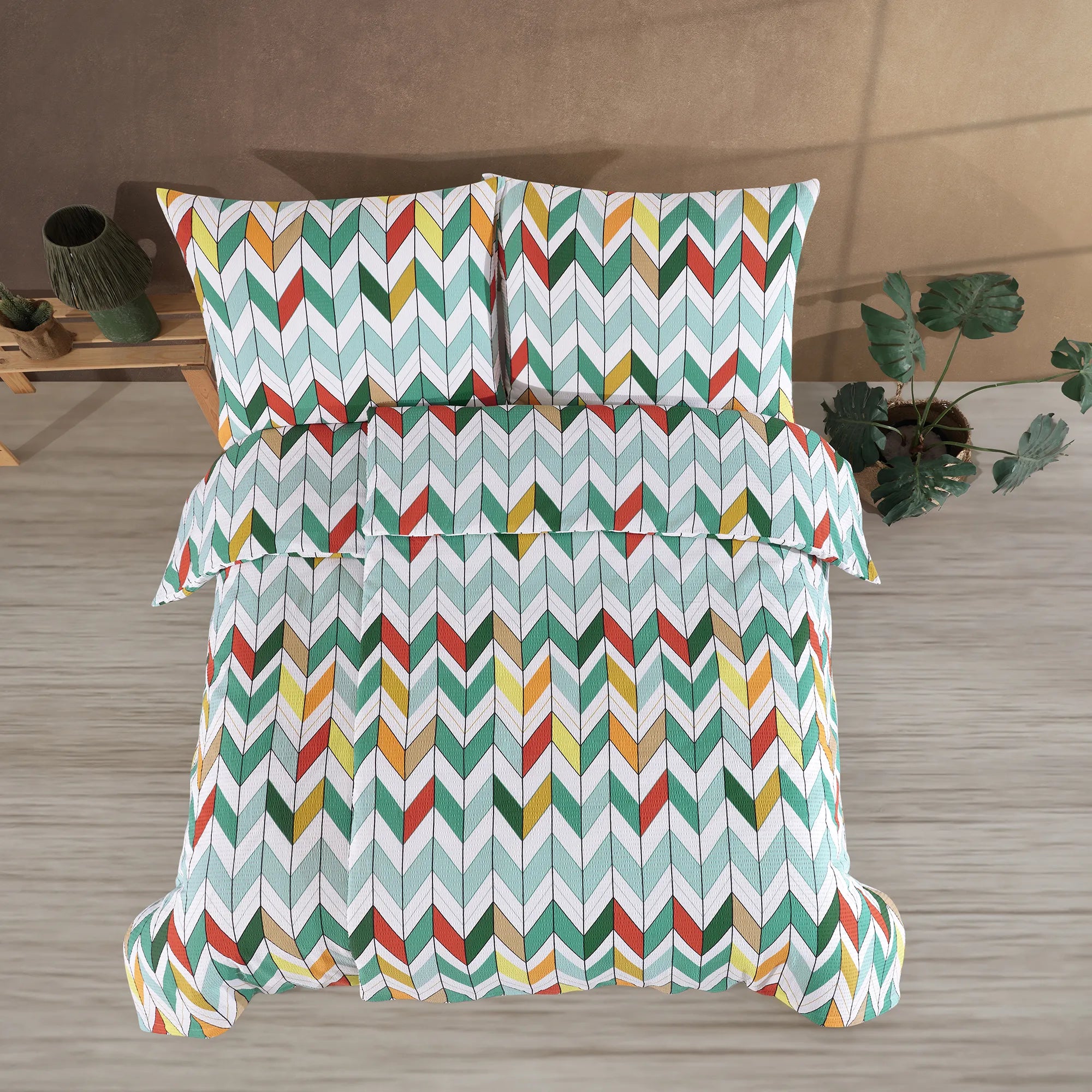 Ložní prádlo ze 100% bavlny Seersucker - Alessia