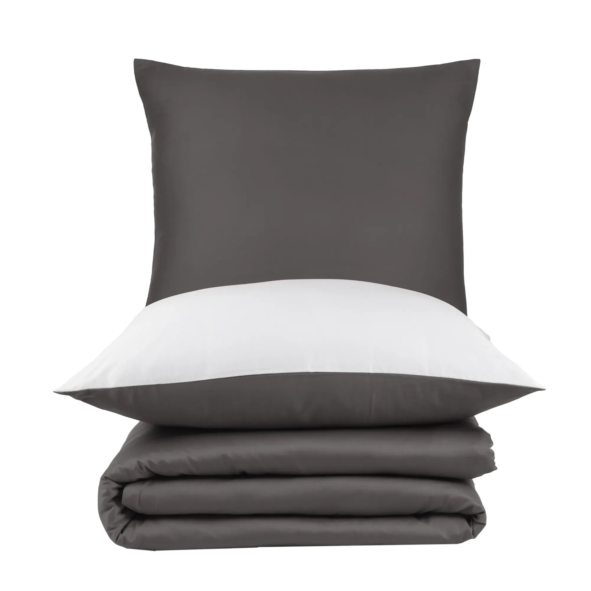 Ložní prádlo ze 100% bavlny AB Satén - antracitové