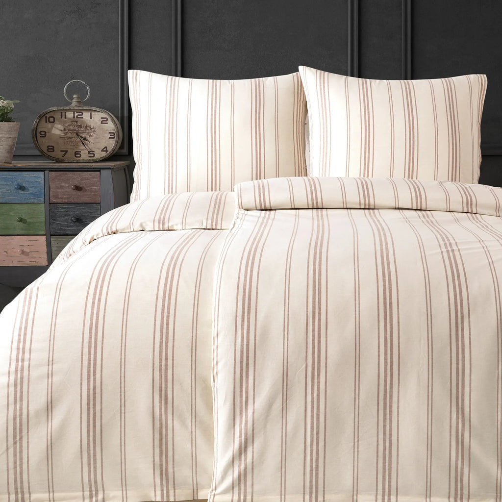 Ložní prádlo ze 100% bavlny - béžové