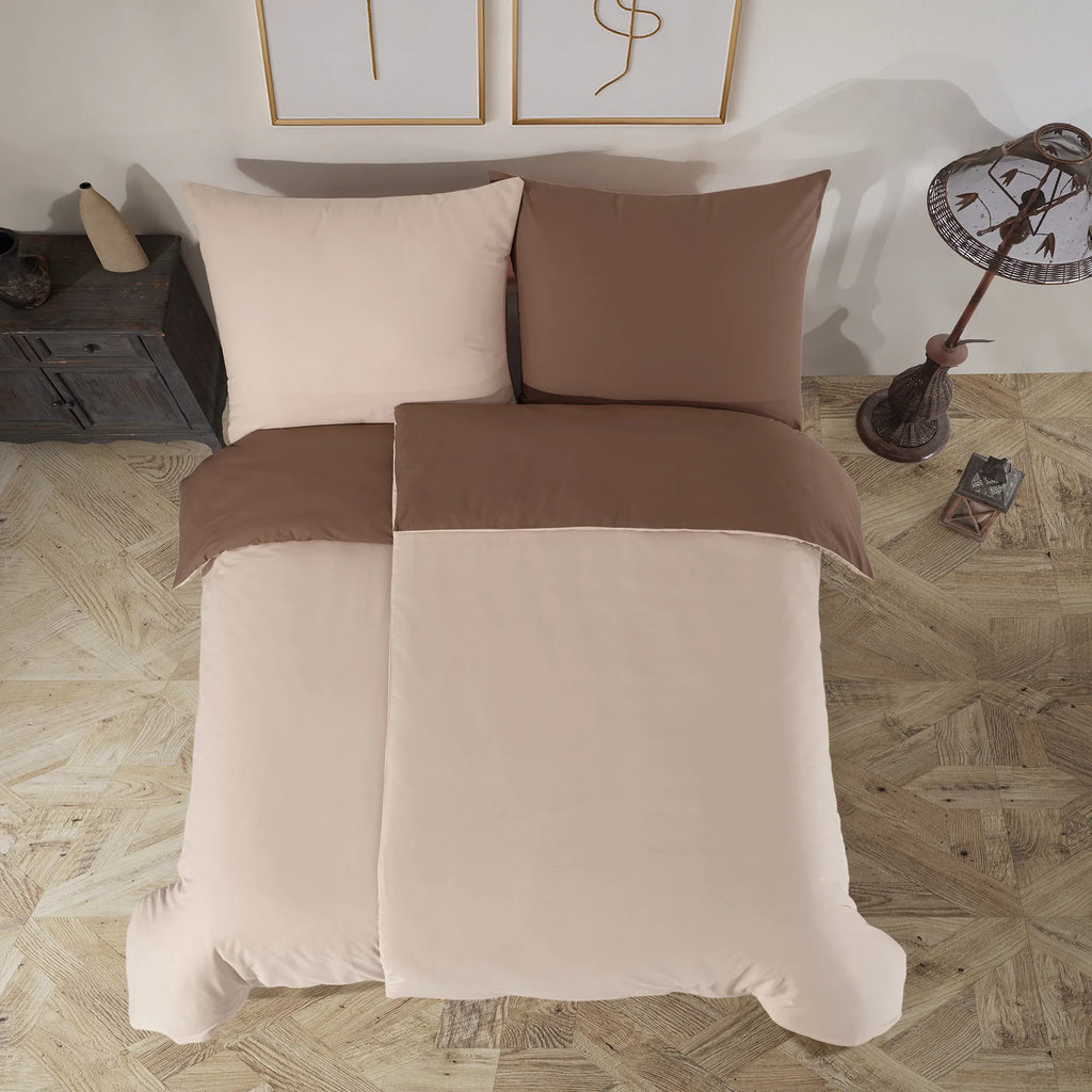 100% bavlna AB Renforcé povlečení - béžové