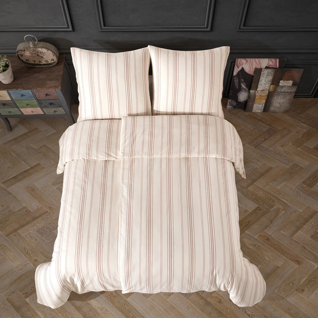 Ložní prádlo ze 100% bavlny - béžové