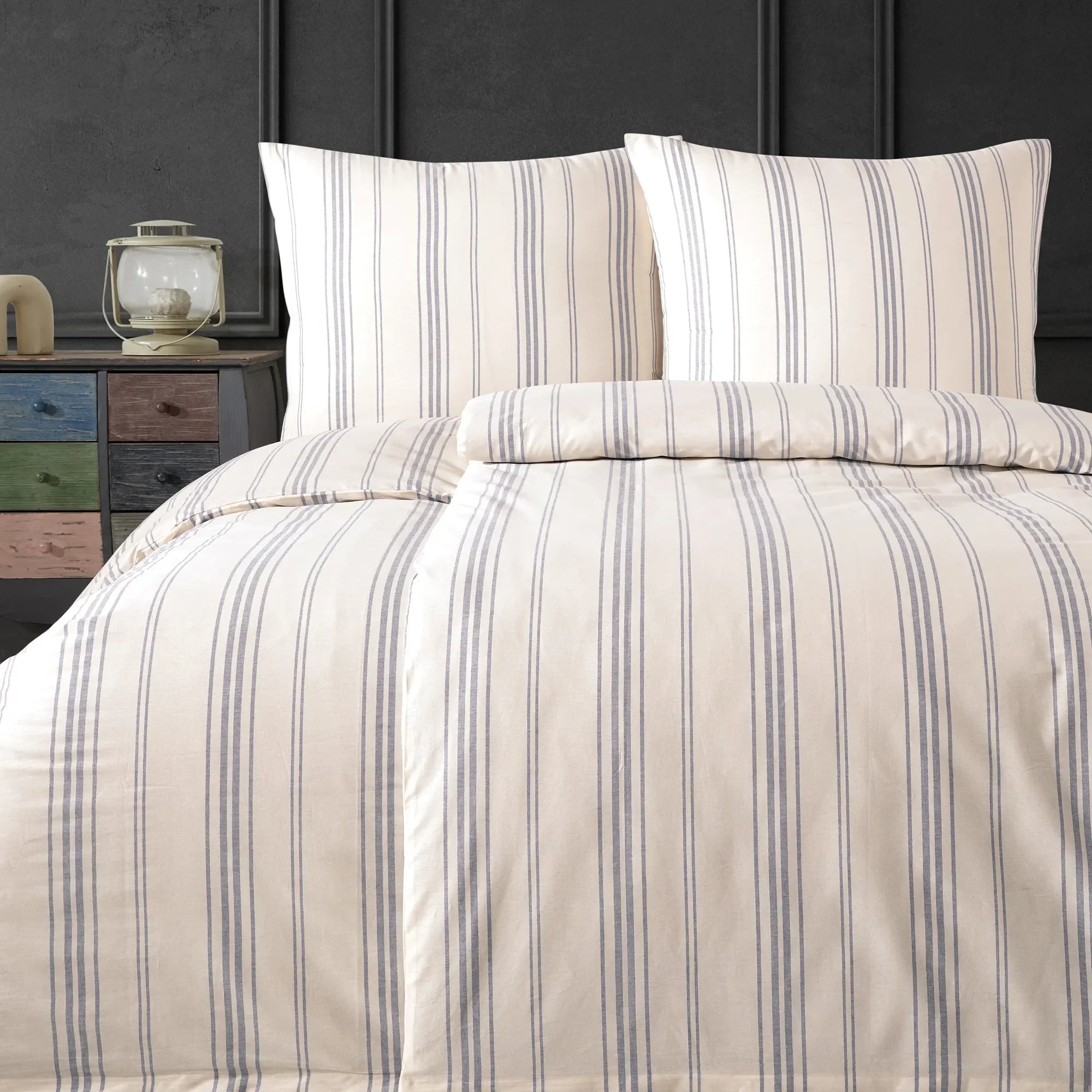 Ložní prádlo ze 100% bavlny - modré