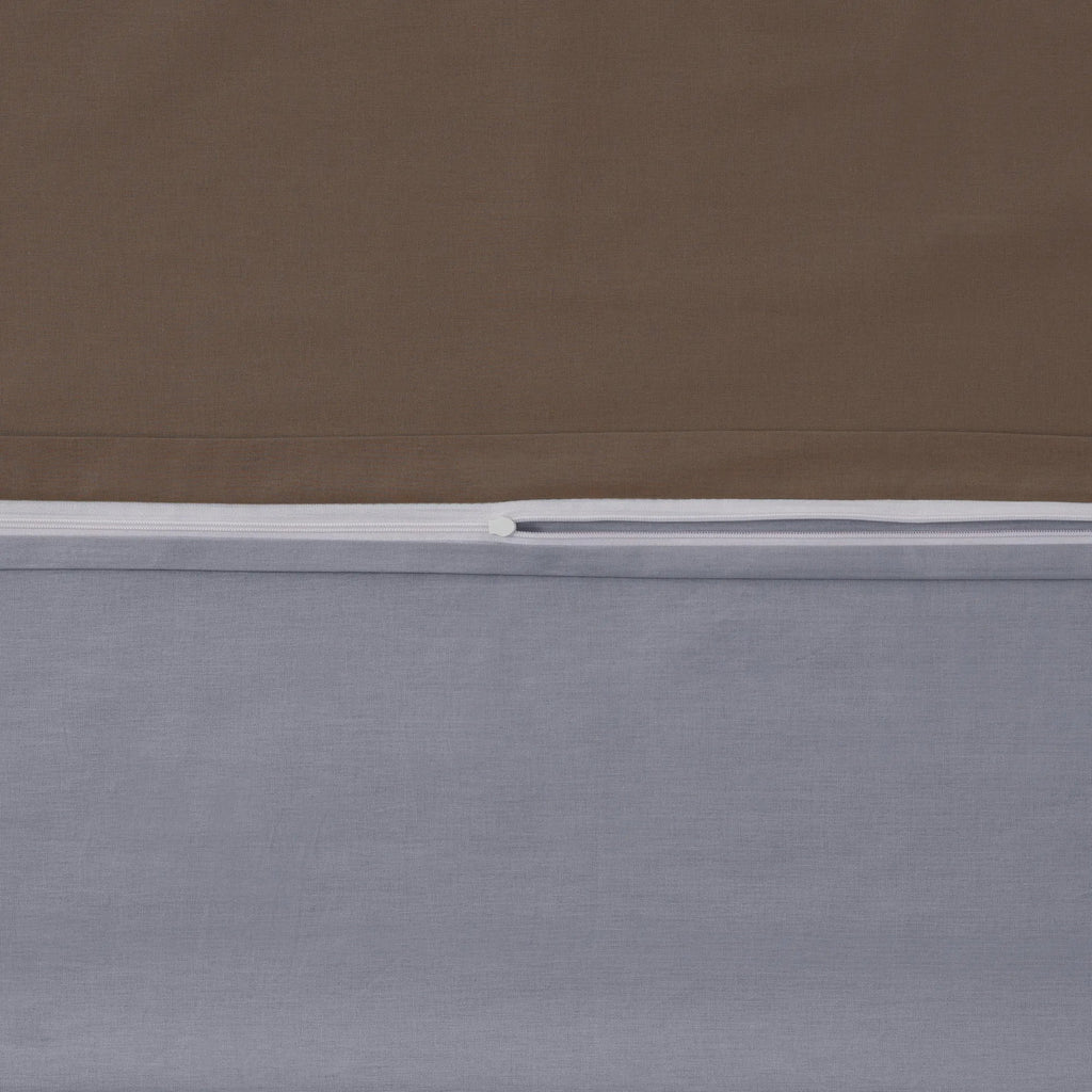 Ložní prádlo AB Renforcé ze 100% bavlny - hnědé