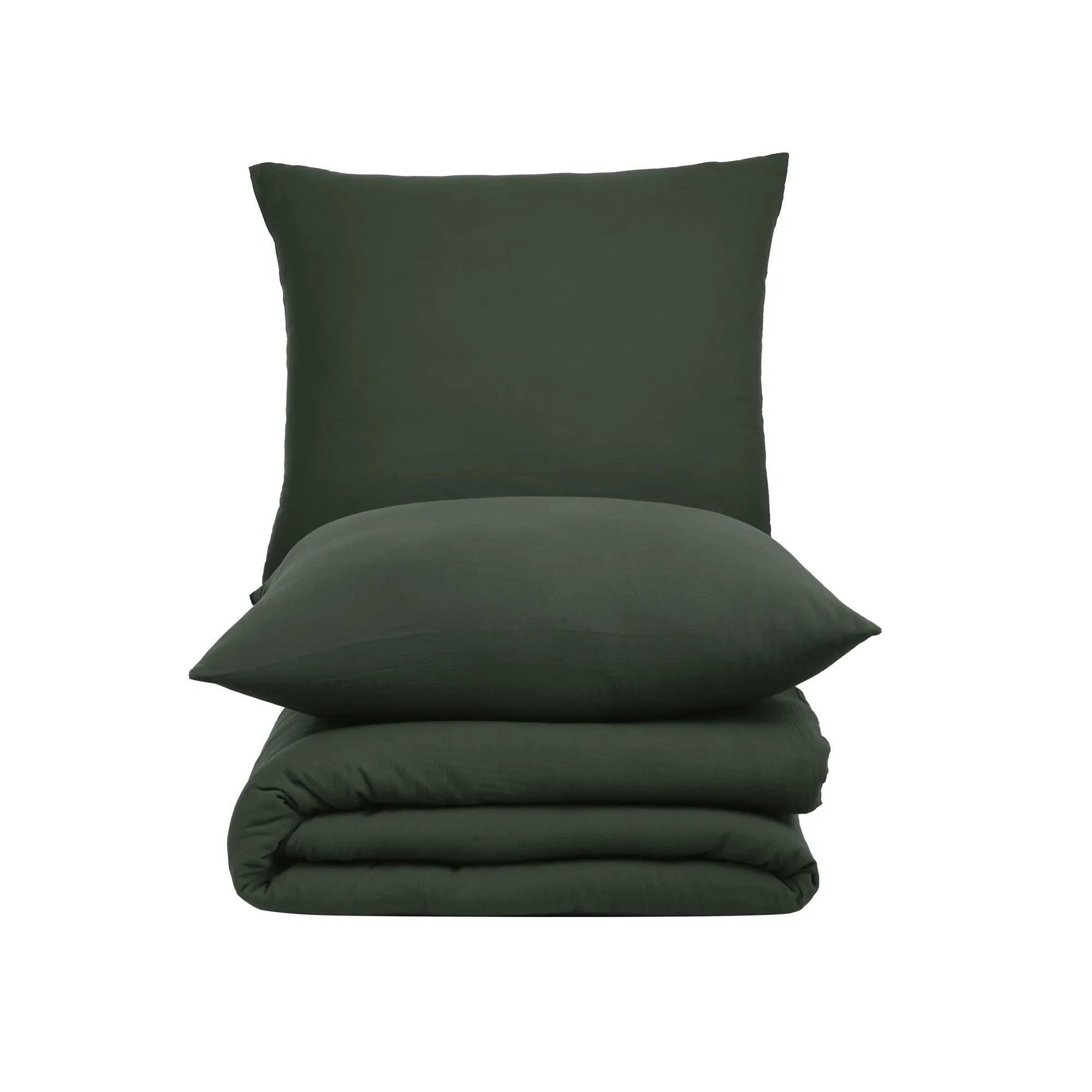 100% bavlna Unifabre mušelínové povlečení - Koyu Yeşil