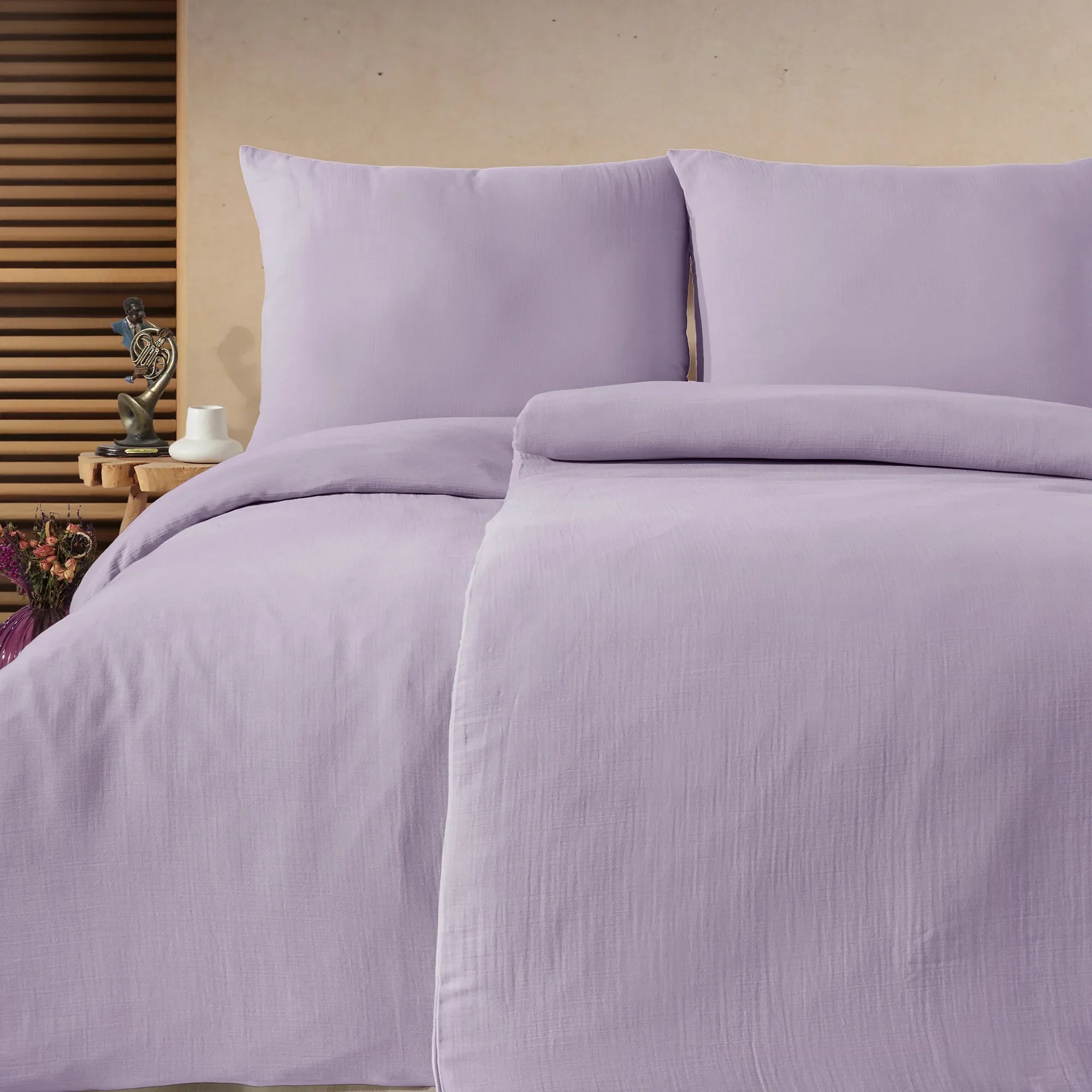 Ložní prádlo Unifabre ze 100% bavlny - fialové