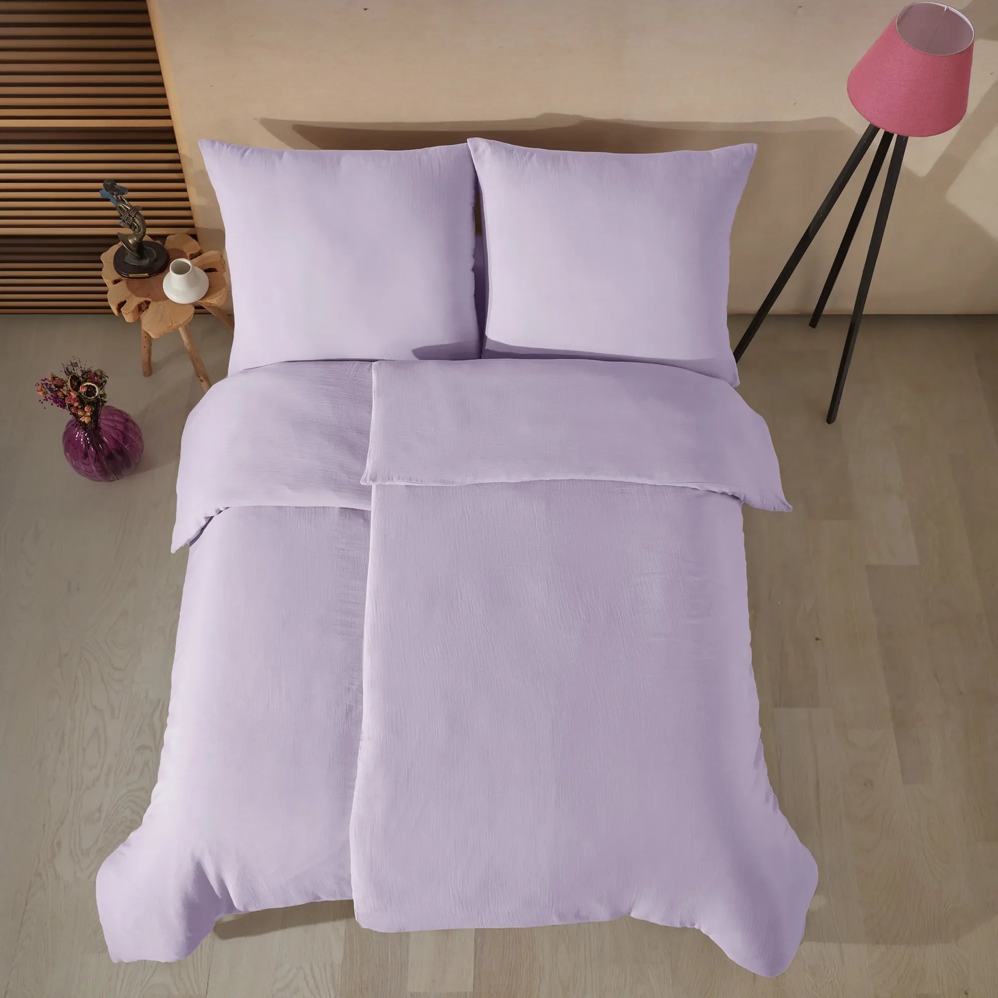 Ložní prádlo Unifabre ze 100% bavlny - fialové