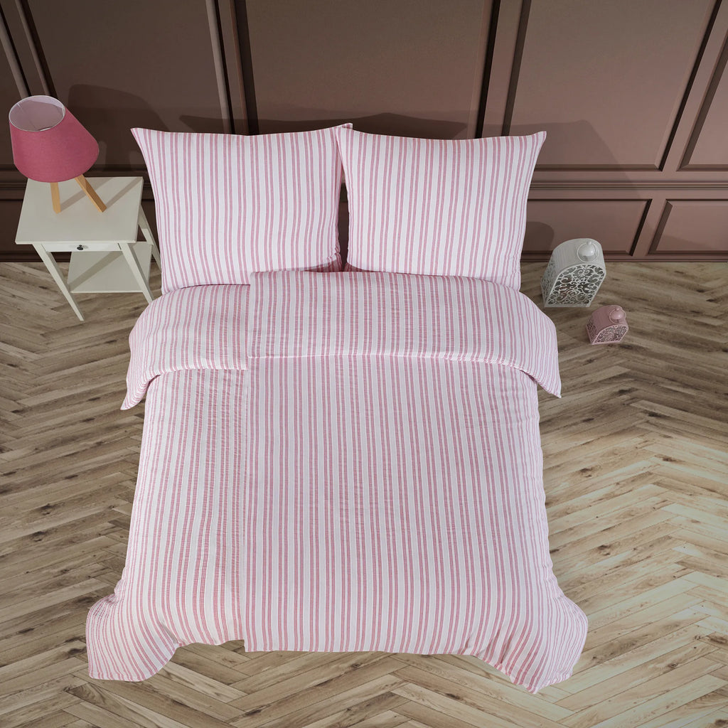 100% bavlněné přírodní ložní prádlo s třpytkami - fialové