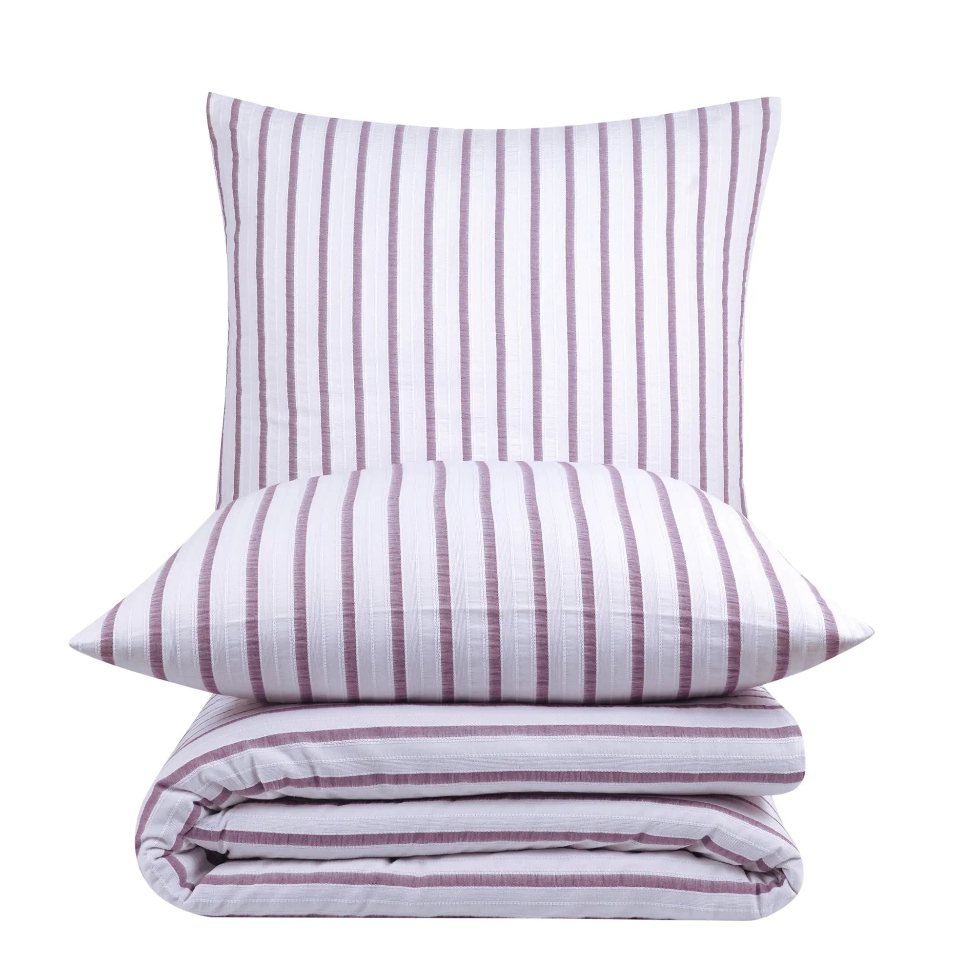 Ložní prádlo Vintage 100% bavlna - fialové