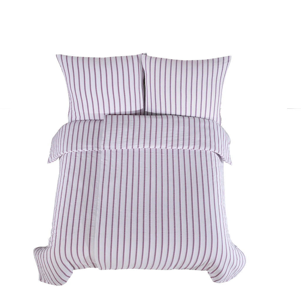 Ložní prádlo Vintage 100% bavlna - fialové