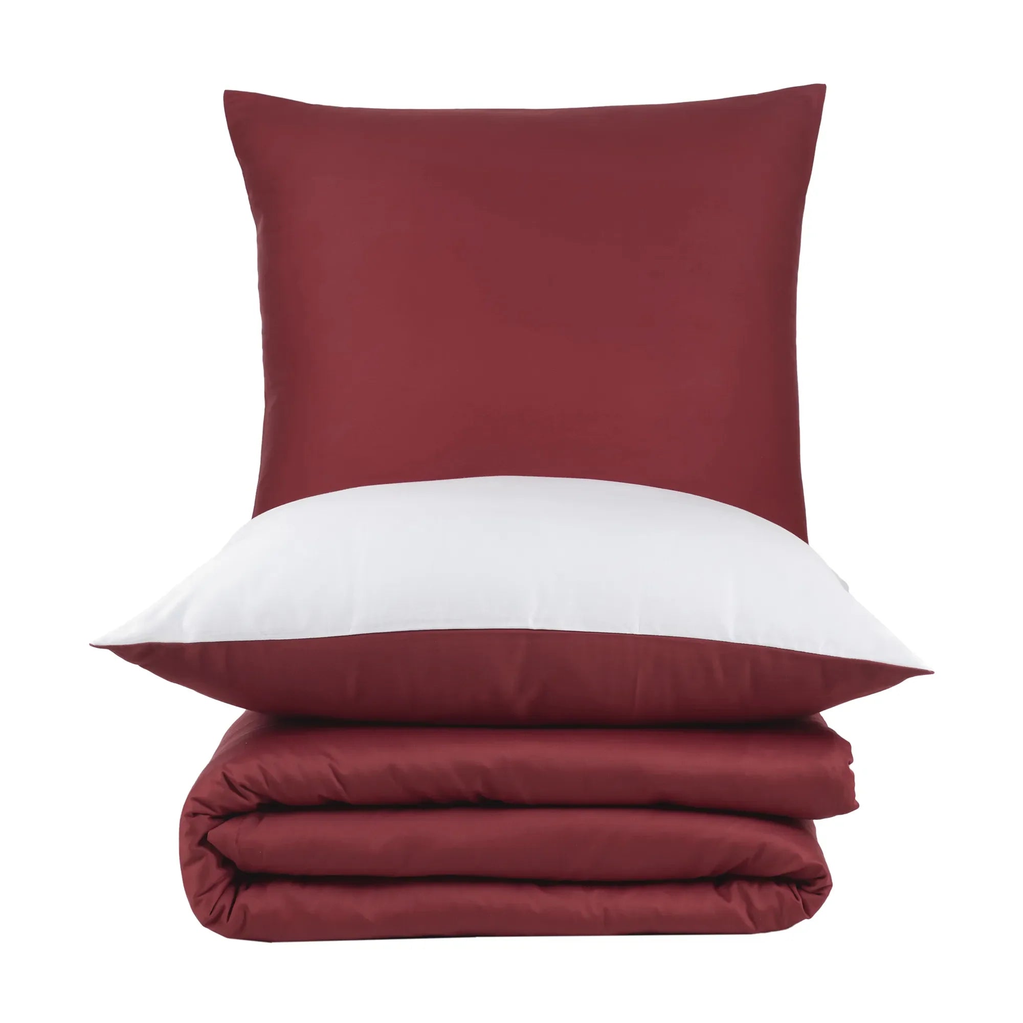 Ložní prádlo ze 100% bavlny AB Satén - kaštanově hnědé