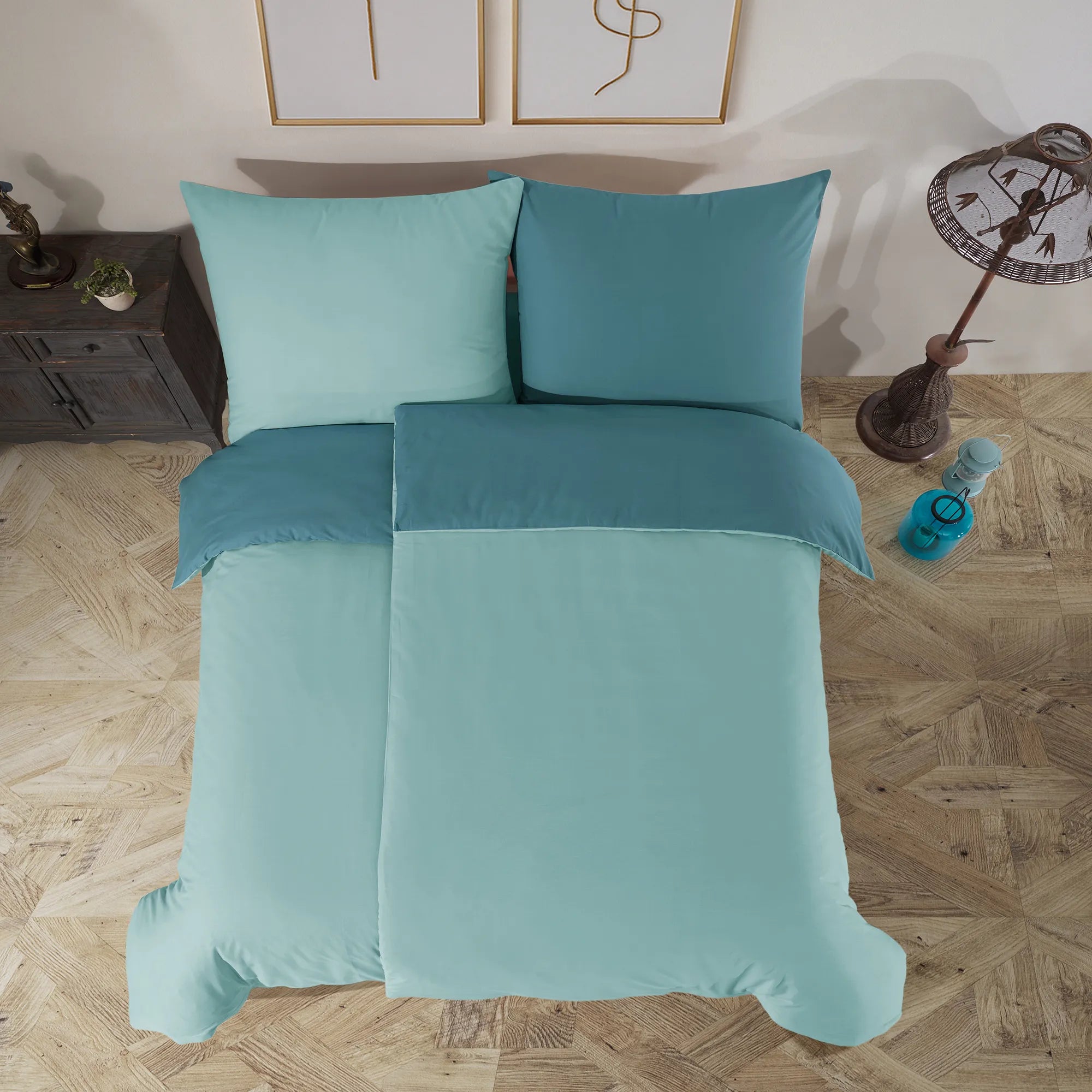 100% bavlna AB Renforcé povlečení - mátová