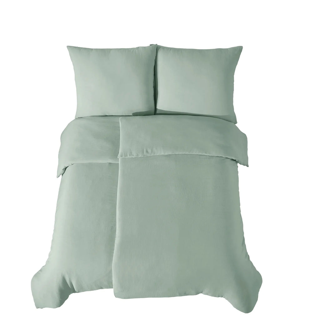Ložní prádlo Unifabre ze 100% bavlny - mátově modré