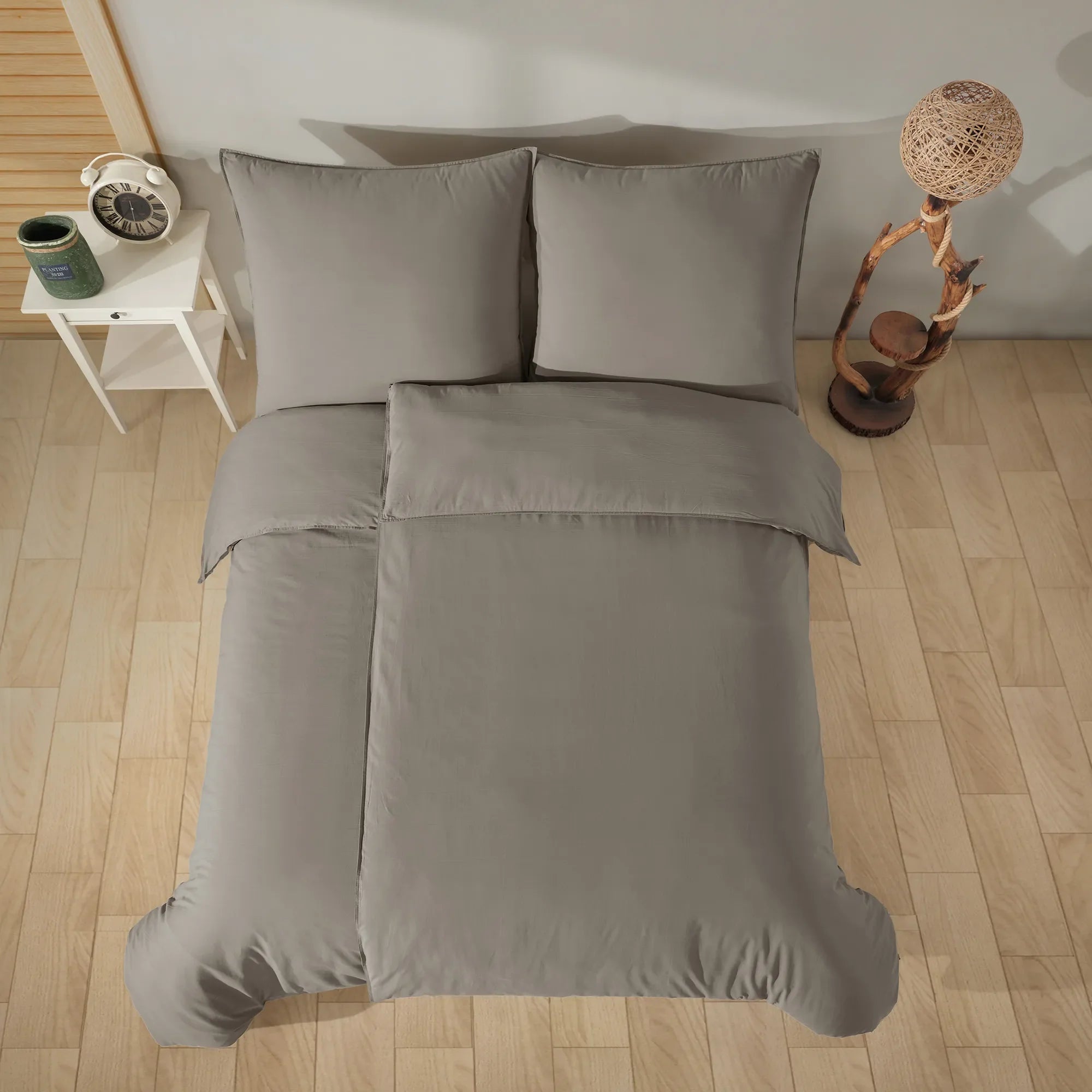 Ložní prádlo ze 100% bavlny - olivová