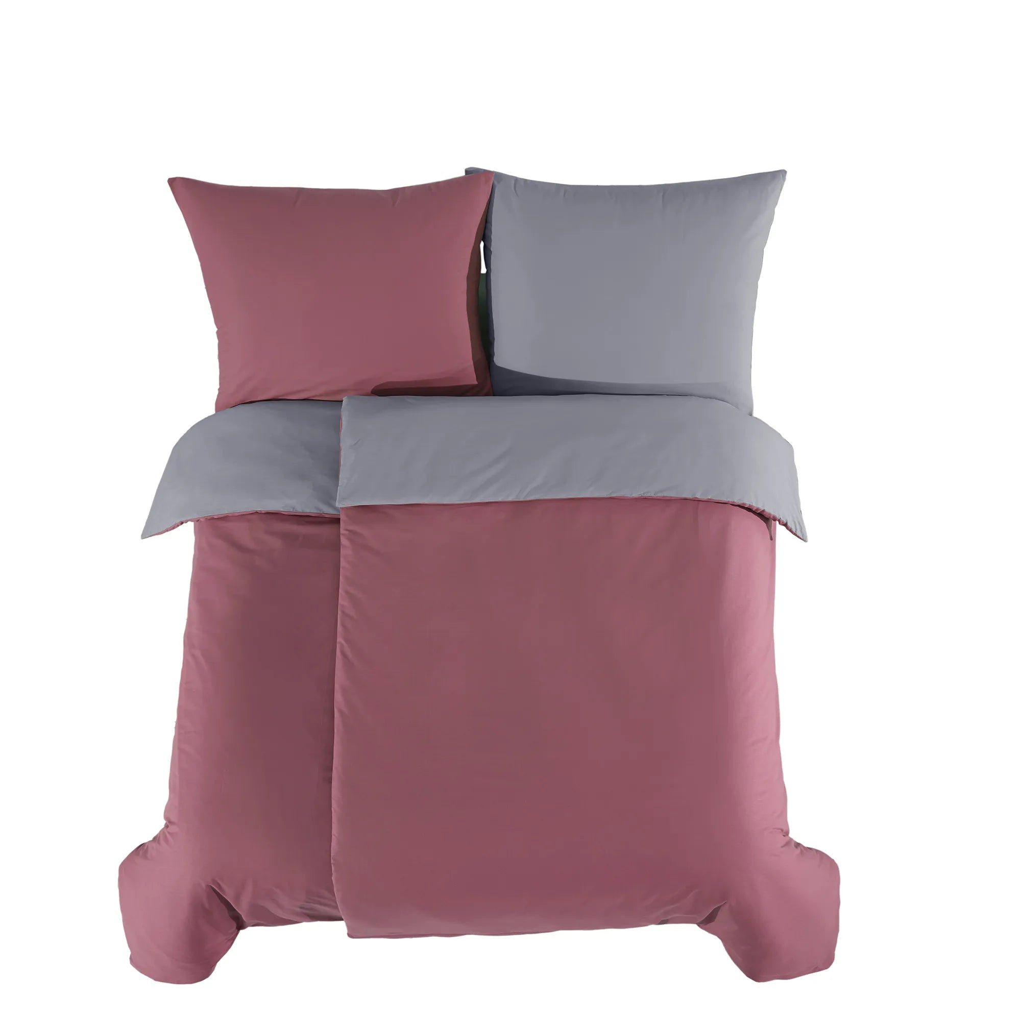 Ložní prádlo ze 100% bavlny A-B perkálu - růžové