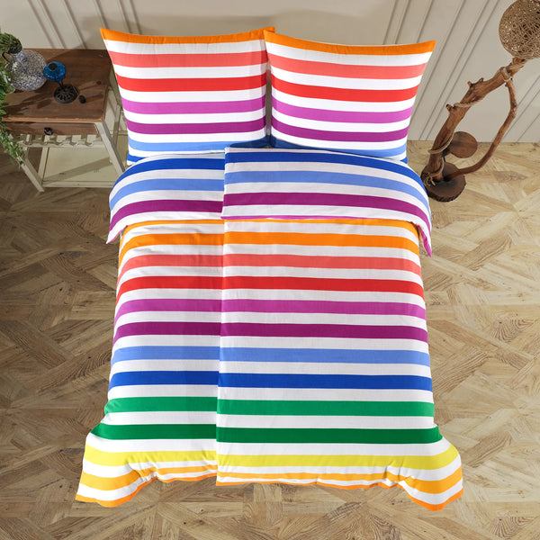 100% bavlna Flanelové Povlečení - Rainbow Shine