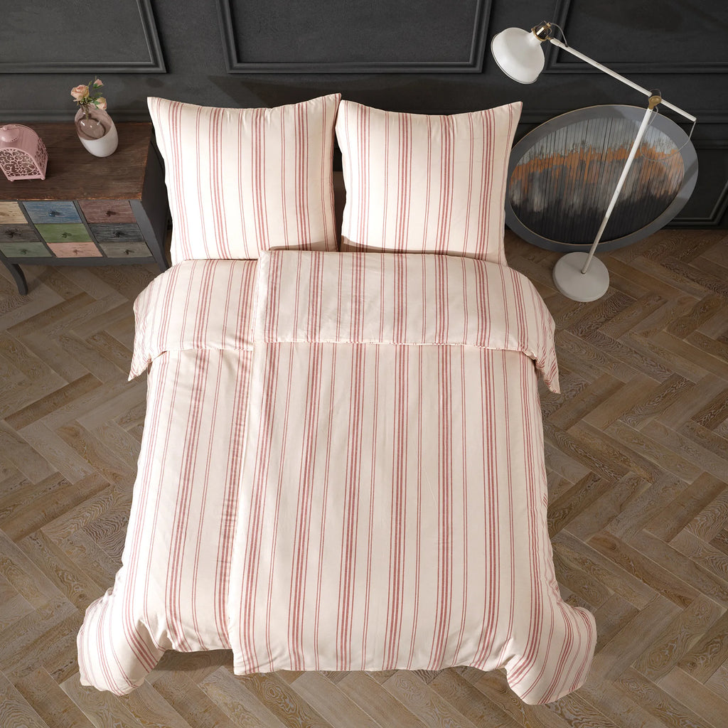 Ložní prádlo ze 100% bavlny - červené