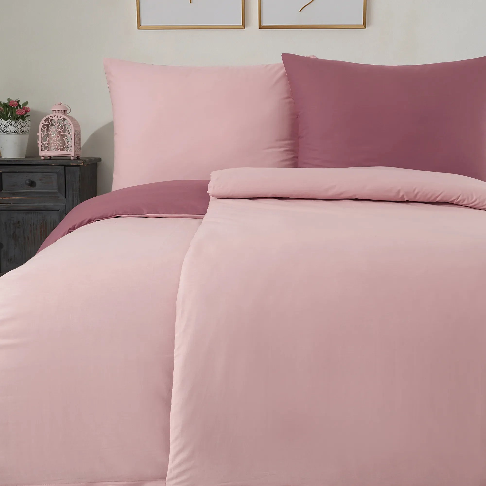 100% Bavlna AB Renforcé Povlečení - Růže