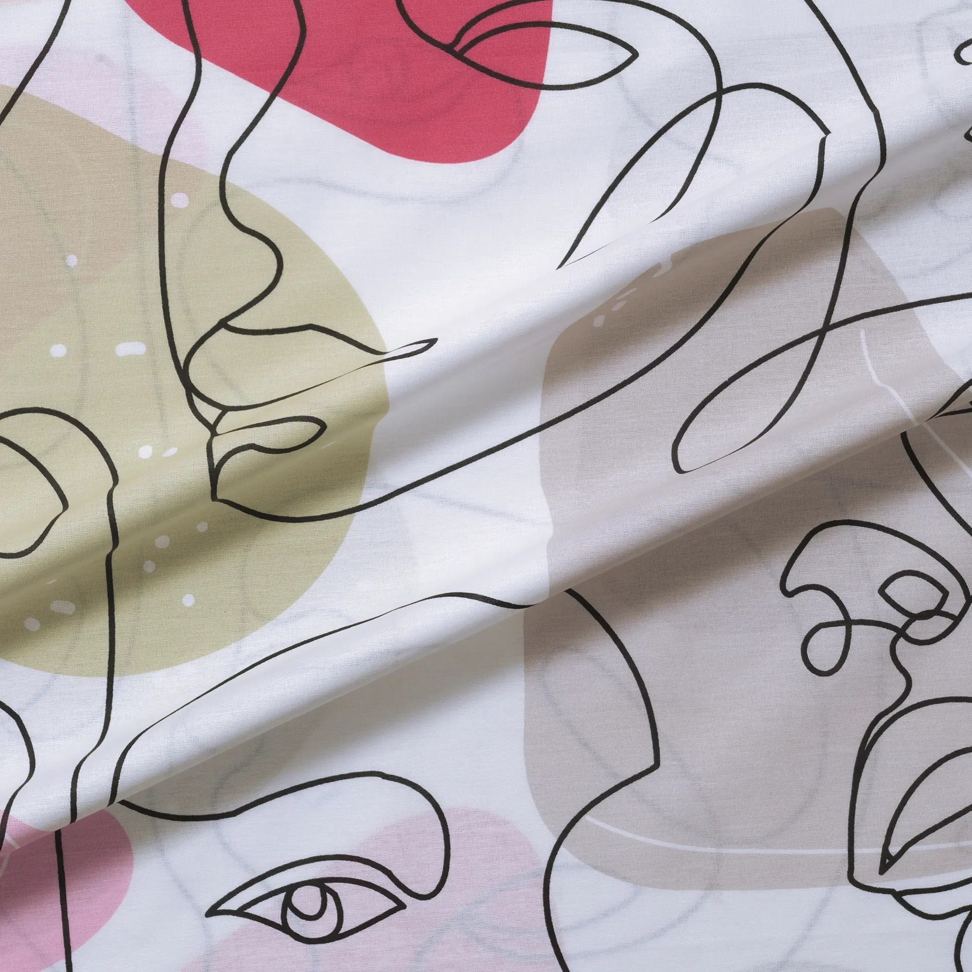 Ložní prádlo ze 100% bavlny - perkálové - rubínová