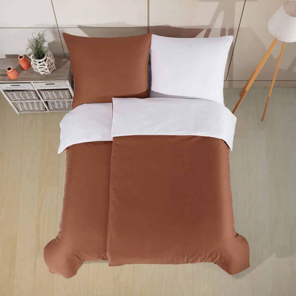 Ložní prádlo ze 100% bavlny AB Satén - Russet