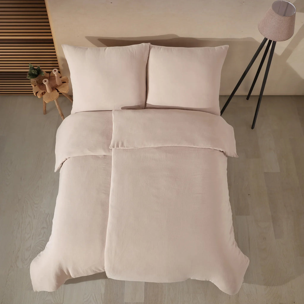 Ložní prádlo Unifabre z mušelínu 100% bavlny - pískově šeříková