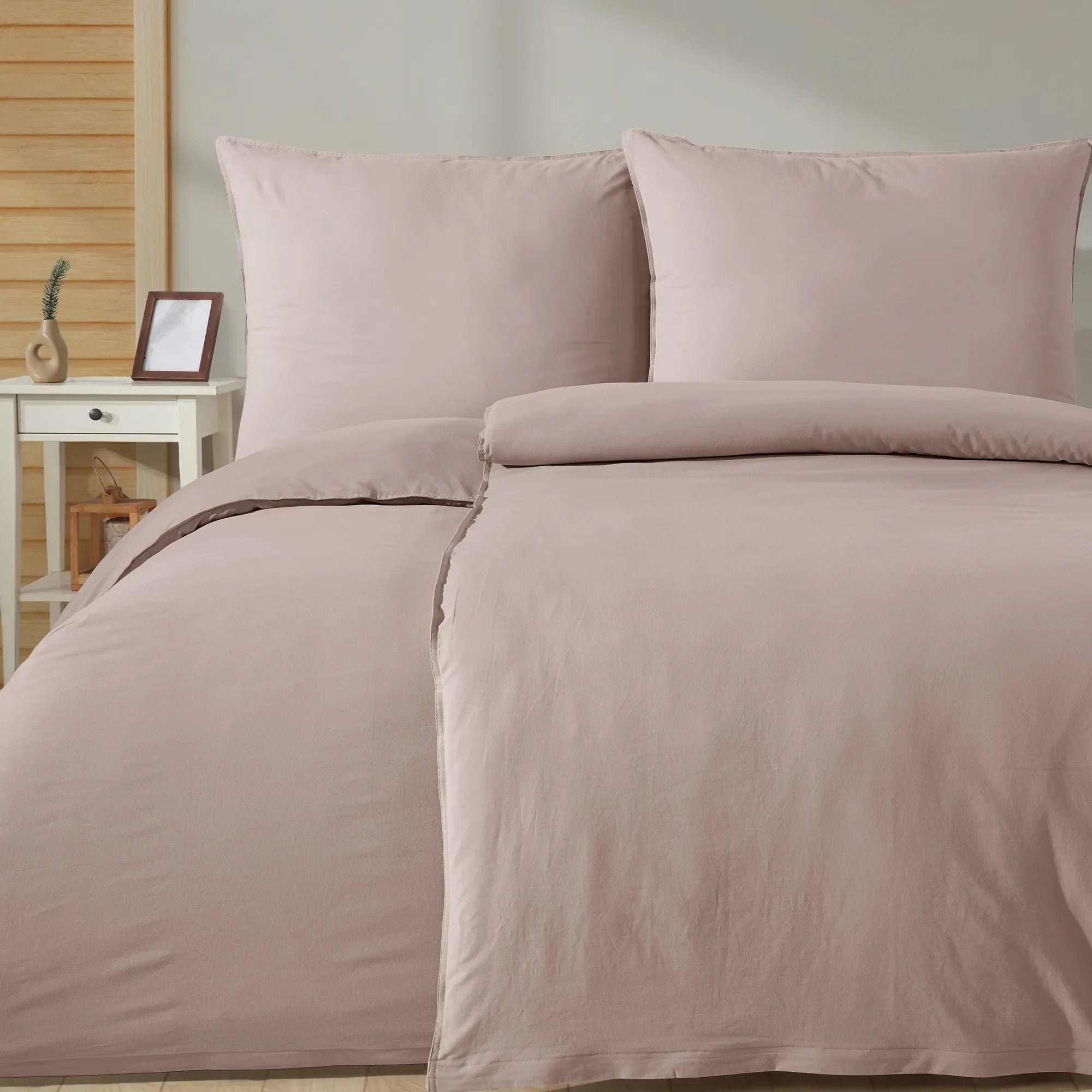 Ložní prádlo ze 100% bavlny - kámen