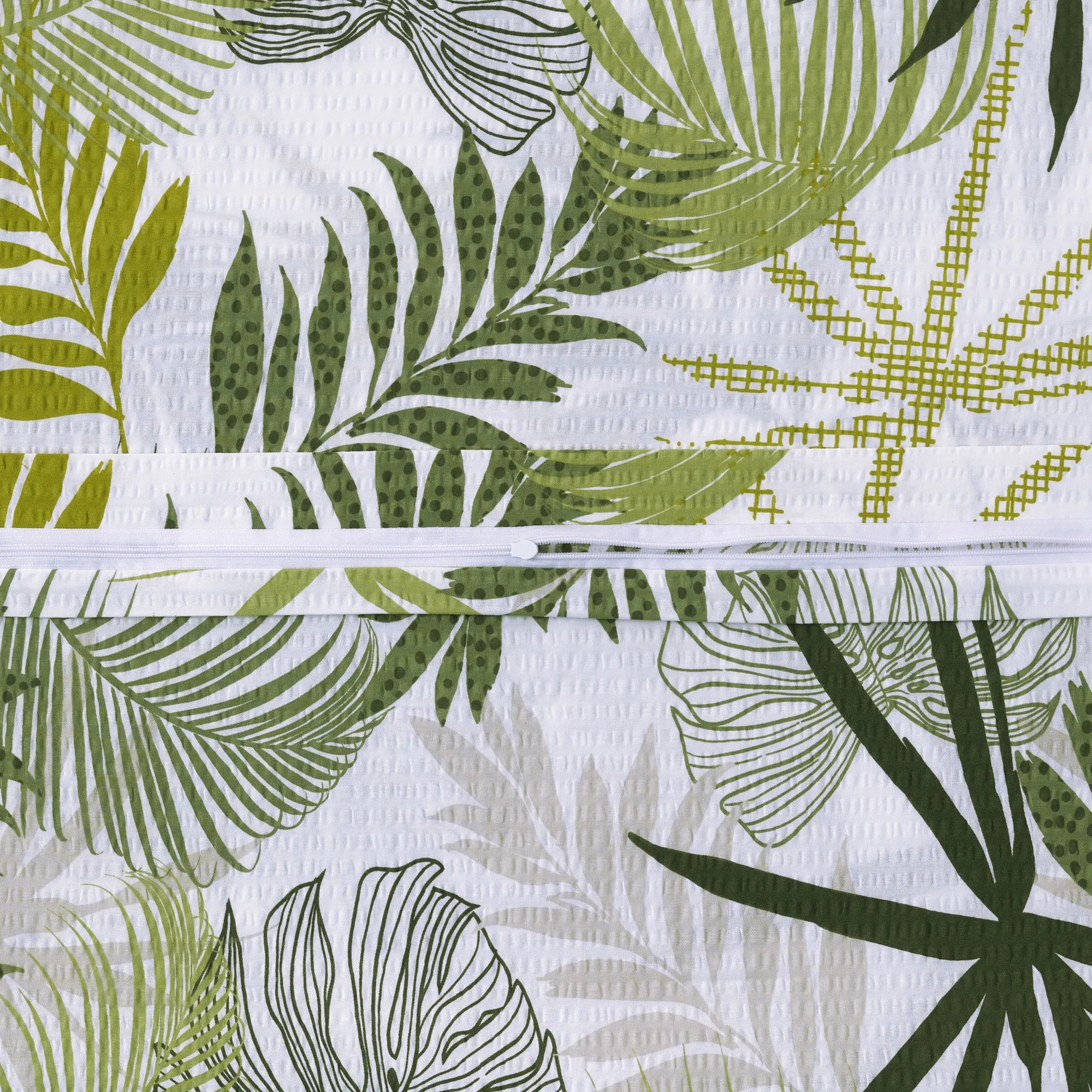 Ložní prádlo Seersucker ze 100% bavlny - Tropical