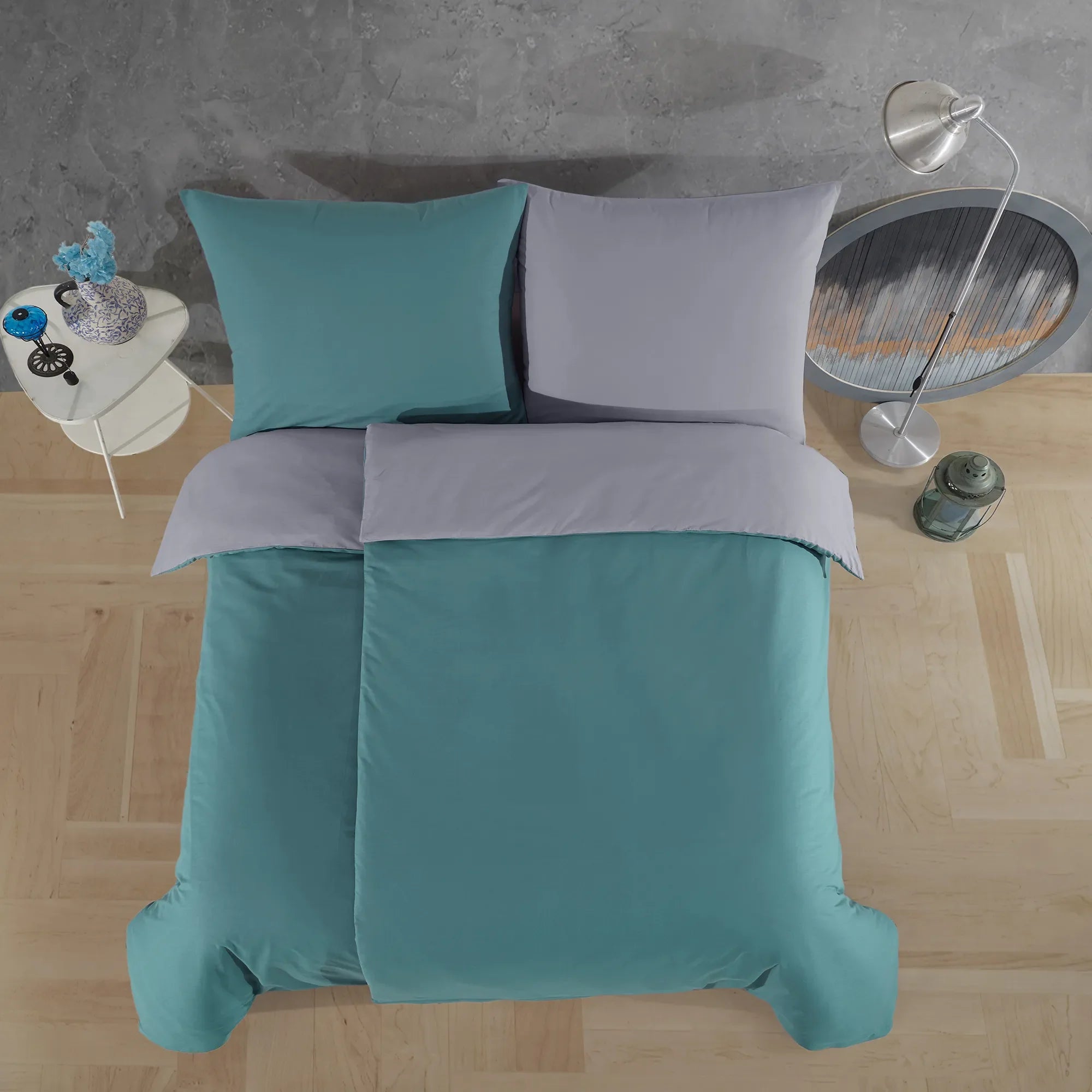 100% bavlna AB Renforcé povlečení - Turkuaz