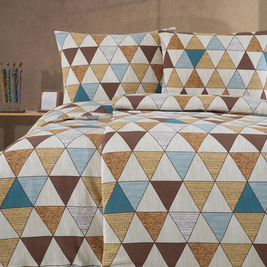 Ložní prádlo Seersucker ze 100% bavlny - Virginie