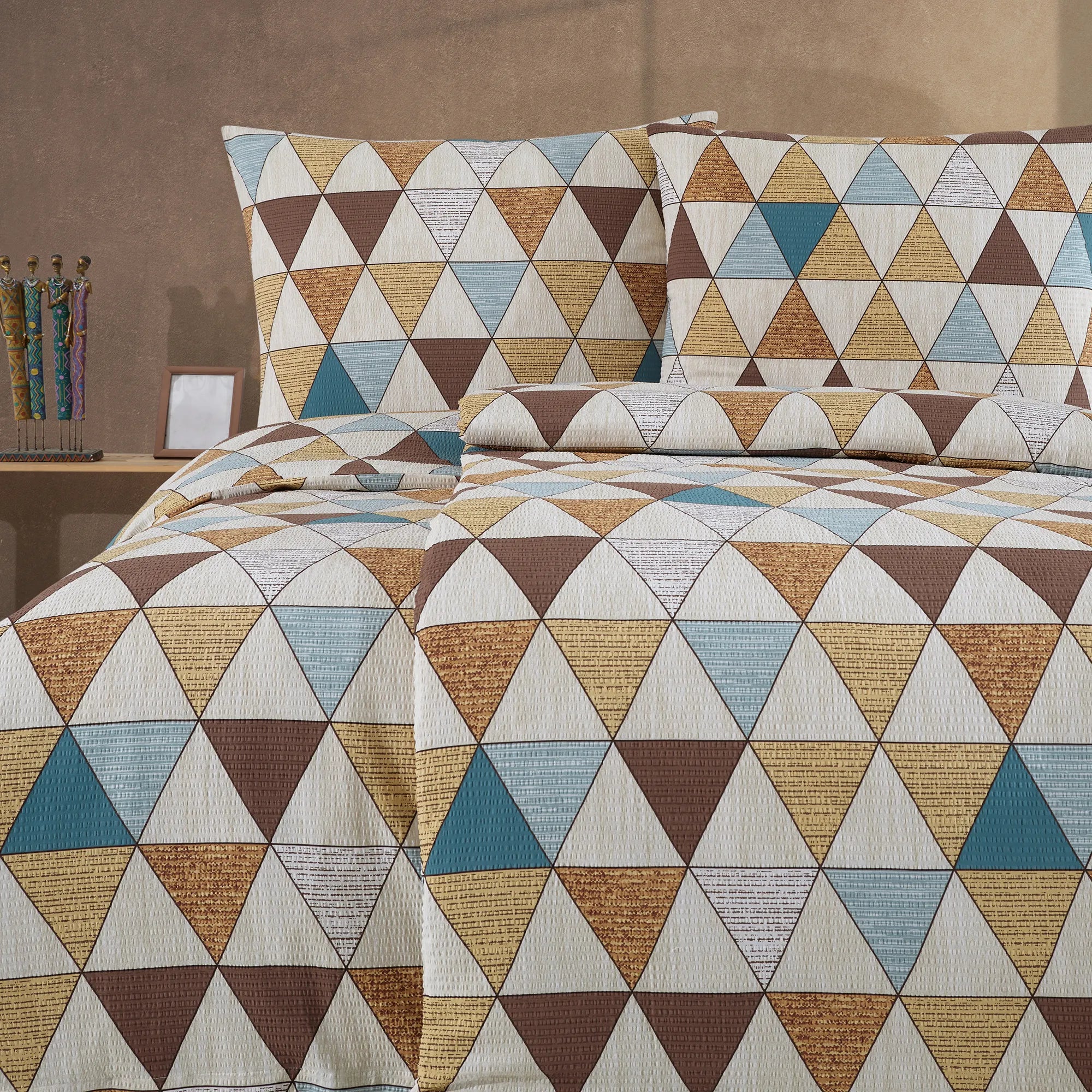 Ložní prádlo Seersucker ze 100% bavlny - Virginie