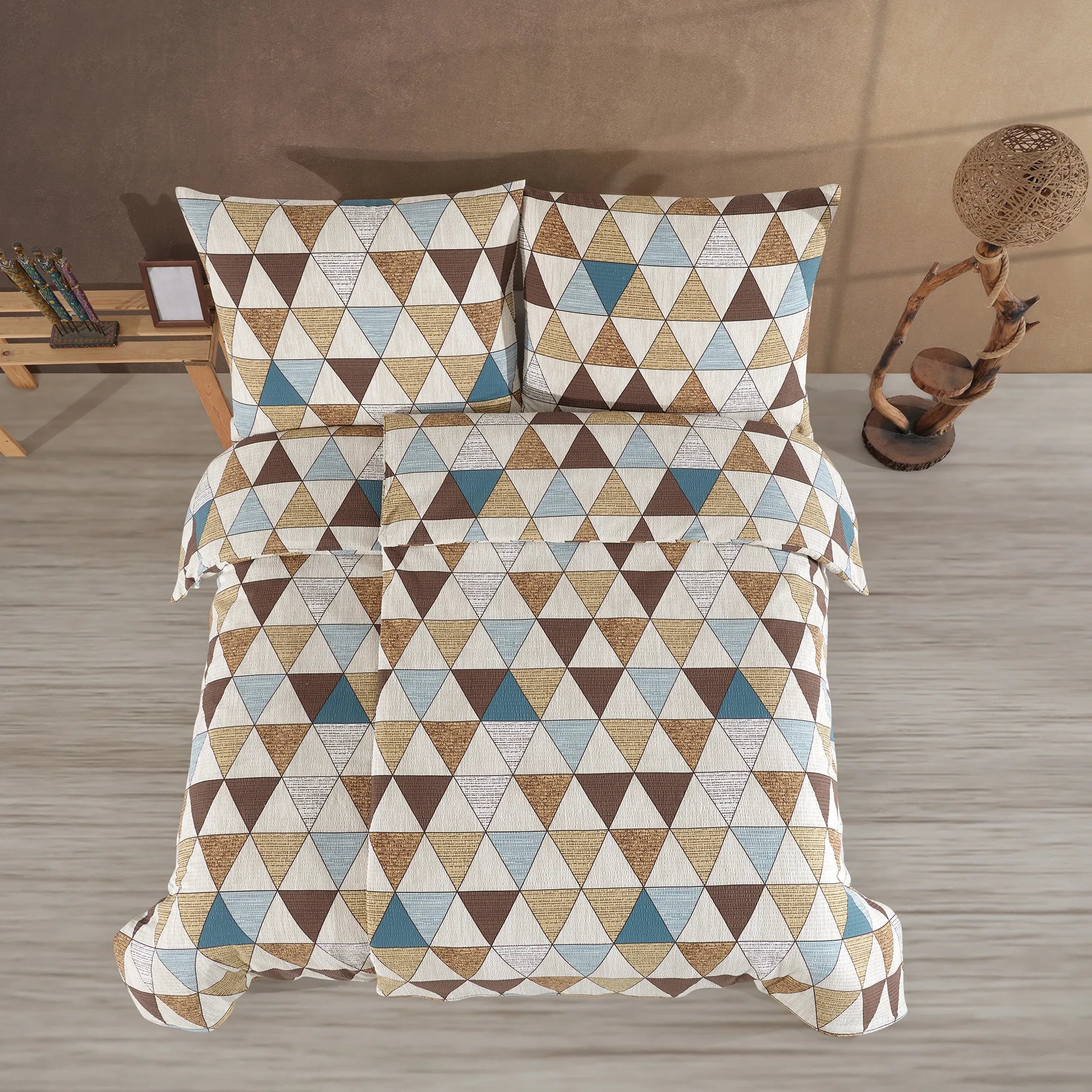 Ložní prádlo Seersucker ze 100% bavlny - Virginie